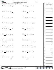 Ratio Worksheet.pdf - Name: Creating Equivalent Ratios Fill in the ...
