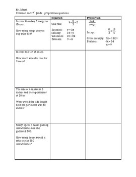 ratio worksheet for 7th grade