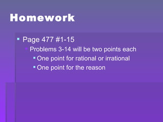 rational and irrational numbers independent practice worksheet
