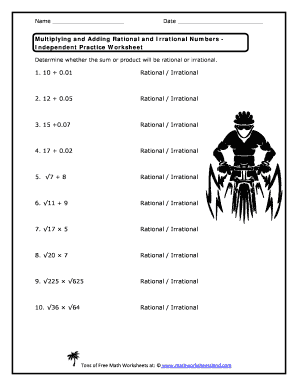 Rational Vs Irrational Numbers: Complete with ease | airSlate SignNow
