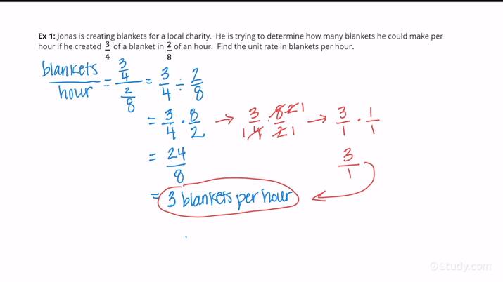 How to Compute Unit Rates Associated with Ratios of Fractions ...