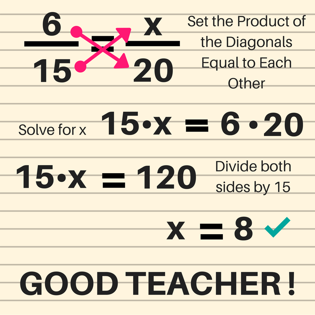 Ratios and Proportions - Bad Teacher! - GeometryCoach.com