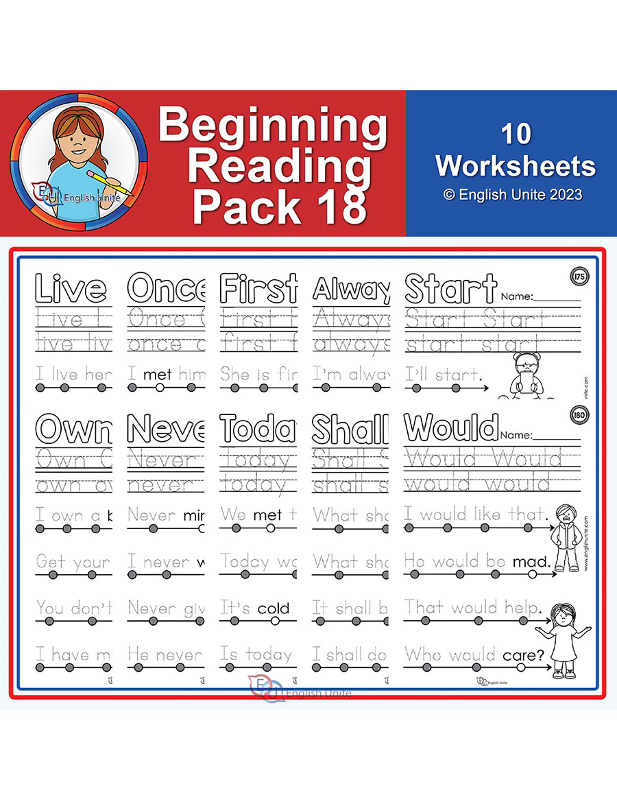 English Unite - Beginning Reading Pack 18 (171-180)