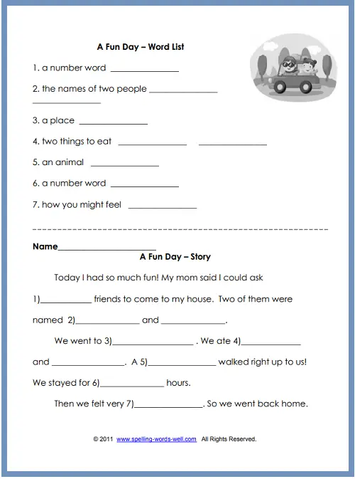 1st Grade Reading Worksheets