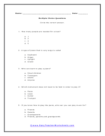Reading Worksheets for 3rd Graders