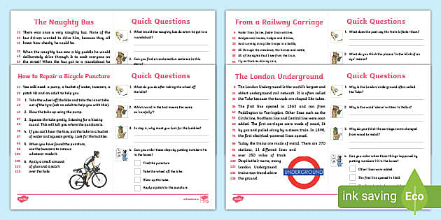Grade 2 Reading Worksheets | PDF | 1-Minute Reading - Twinkl