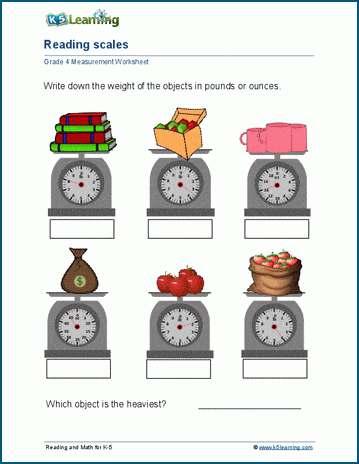 Reading scales worksheets | Worsheets library