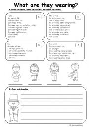 Reading and writing worksheets