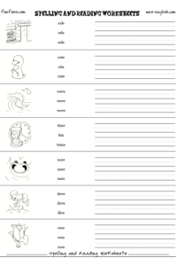 reading and writing worksheet