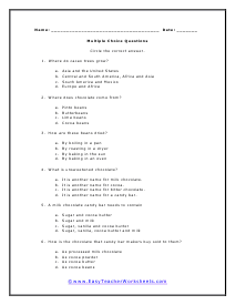reading comprehension multiple choice worksheet