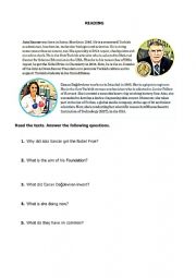 Reading comprehension worksheet about science - ESL worksheet by ...