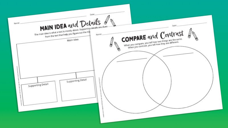 reading comprehension strategies worksheet