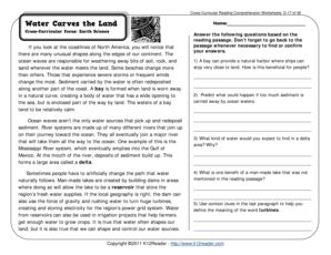 4th Grade Reading Comprehension Worksheets Fourth Grade - Week 17 ...