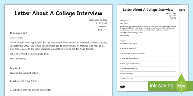 reading comprehension worksheet for college students