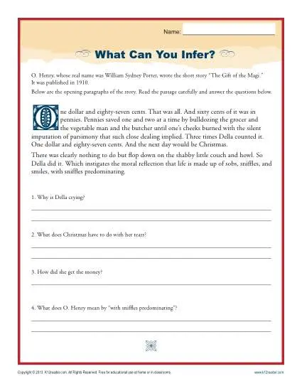 reading comprehension worksheet for highschool students free