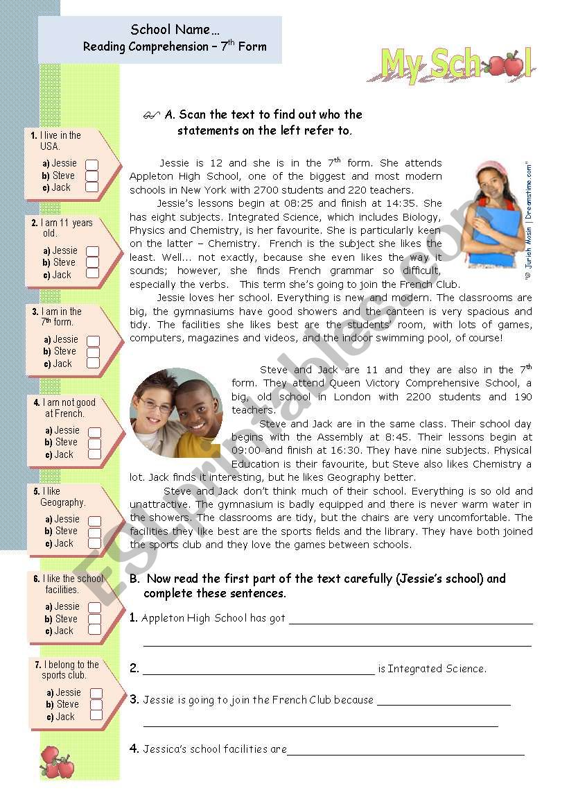 Reading Comprehension Worksheet - Korean New Year
