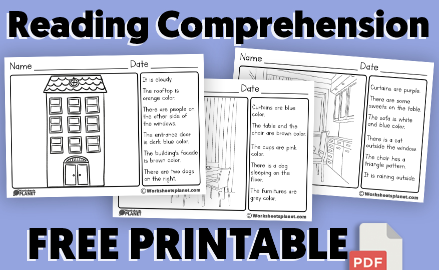 reading comprehension worksheet free printable