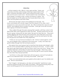 Science Reading Comprehension Worksheets