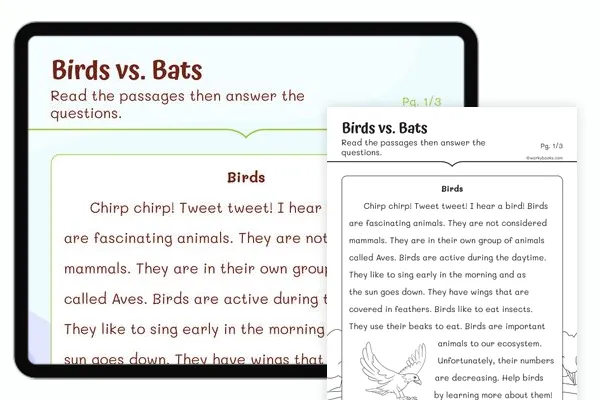 Supporting Details Worksheet For Grade 1 | Free &  Printable ...