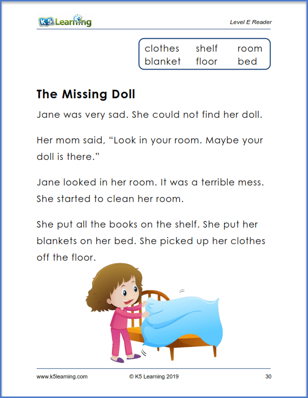 reading for grade 1