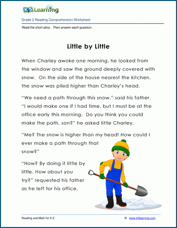 Fables for Grade 2 | Worsheets library
