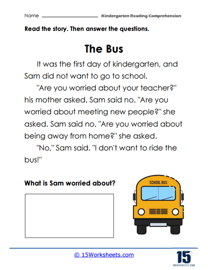 Kindergarten Worksheets - We have a series of free reading ...