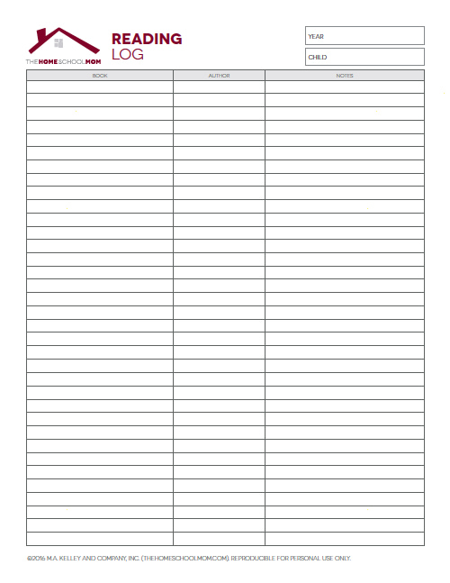 Printable Homeschool &  Household Planner Pages - TheHomeSchoolMom