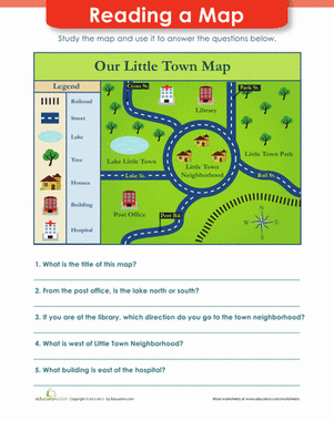 Map Reading | Worksheet 