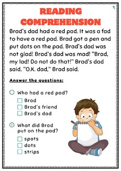 High School Main Idea Reading Passage Worksheet