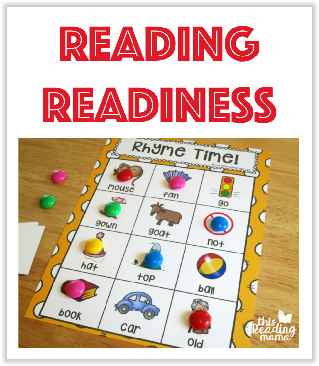 Reading Readiness Printables - This Reading Mama