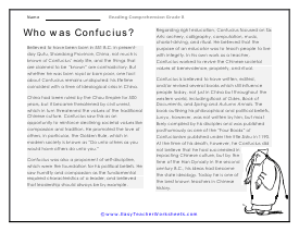 8th Grade Reading Comprehension Worksheets