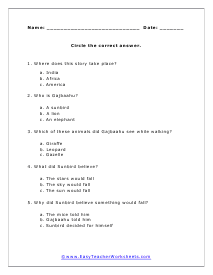 reading worksheet for 2nd grade free