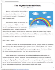 6th Grade Reading Comprehension Worksheets