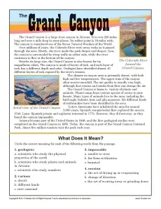 Reading Comprehension Worksheets | Seventh Grade Reading ...