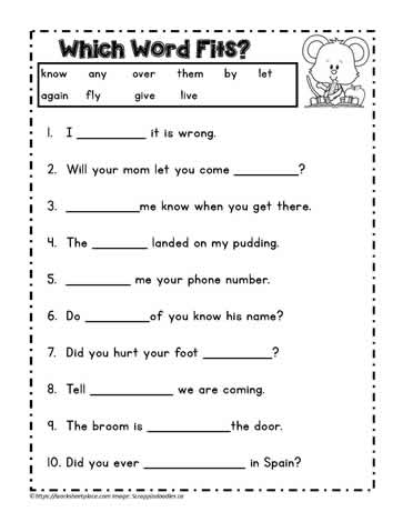 Reading Worksheet - 5 Worksheets