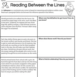 Reading Worksheets &  Printables 