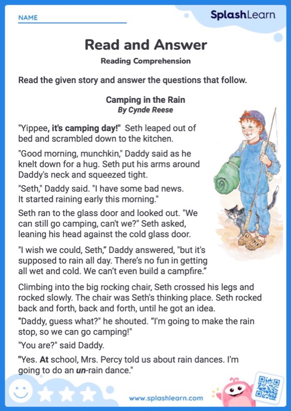 Levelled Reading Comprehension Question Worksheets - Top Teacher
