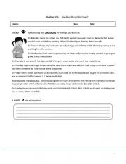 READING ABOUT EMOTIONS - ESL worksheet by mel24