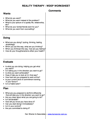 Wdep Worksheet - Fill and Sign Printable Template Online