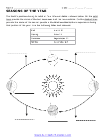 Seasons Worksheets