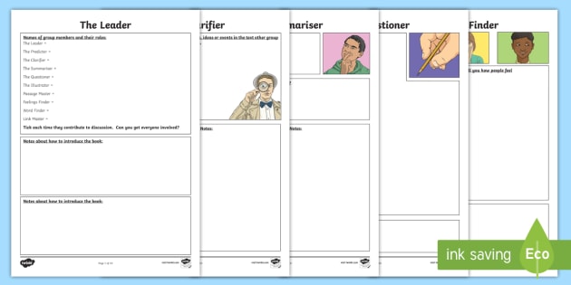 Reciprocal Reading Note Taking Worksheet / Worksheets