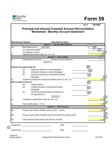 reconciling a bank statement worksheet