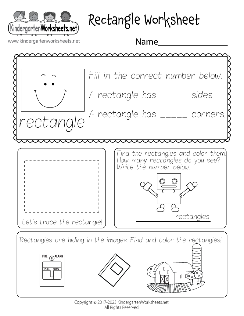 Rectangle Worksheet - Free Printable, Digital, &  PDF