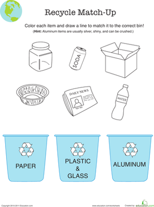 Recycling | Worksheet 