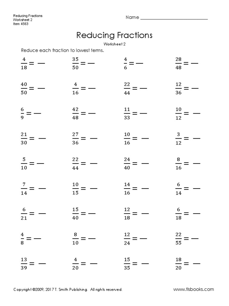 Reducing Fractions 2 | PDF | Civil Law (Common Law) | Monopoly ...