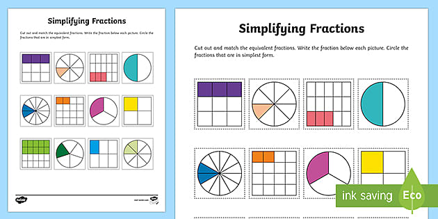 Simplifying Fractions Activity | How to Simplify Fractions