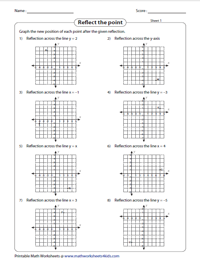 Reflection Worksheets