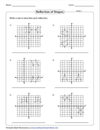 Reflection Worksheets