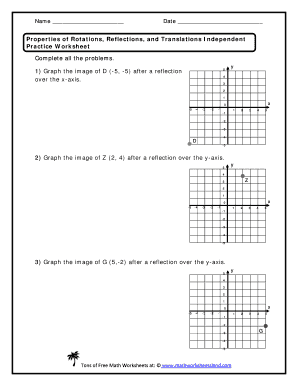 Properties Of Rotations Reflections And Translations Independent ...
