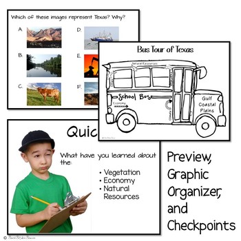 regions of texas worksheet
